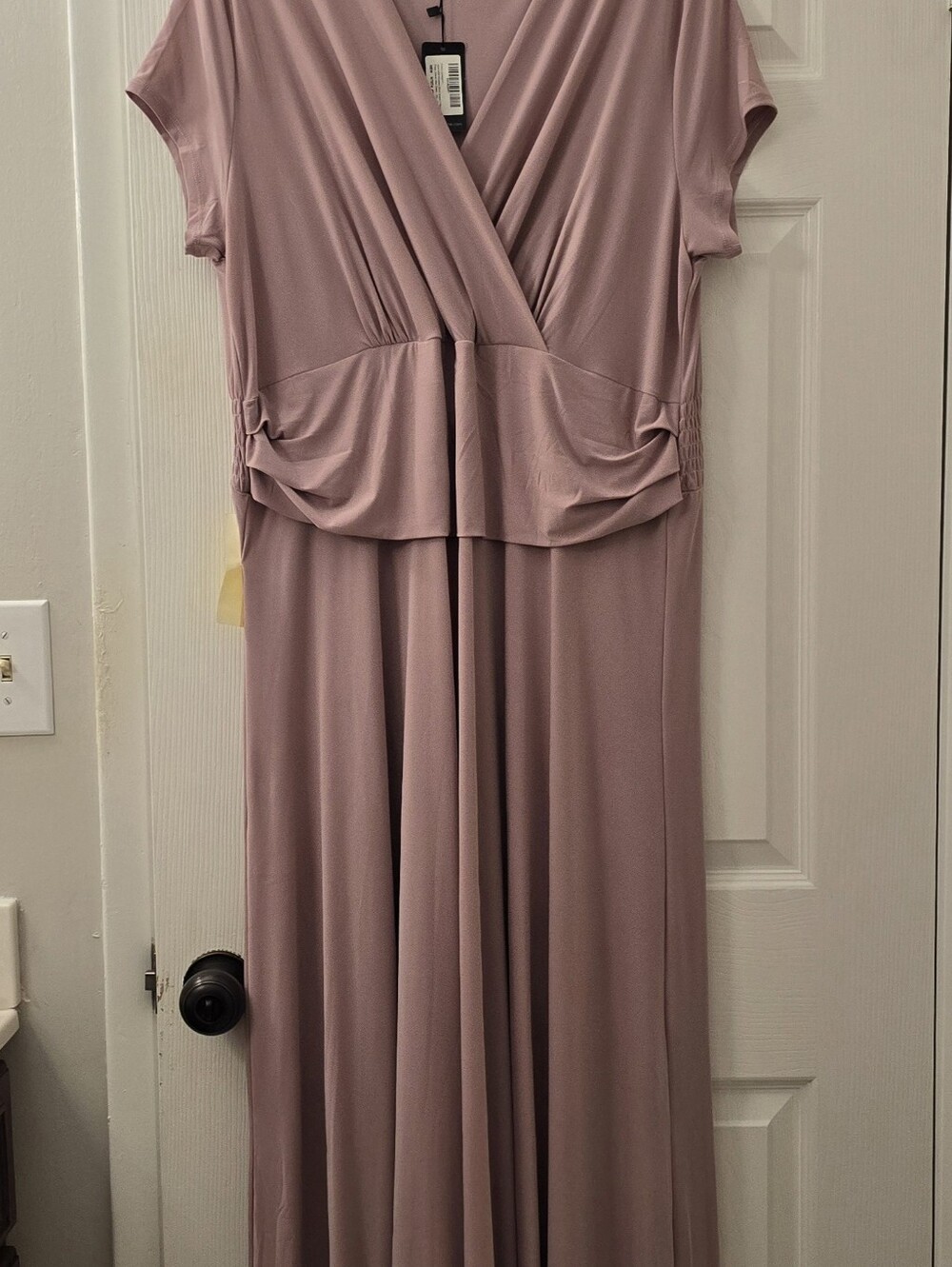 KOH KOH Dusty Pink Maxi Dress 3XL 22-24 Wedding Guest NWT